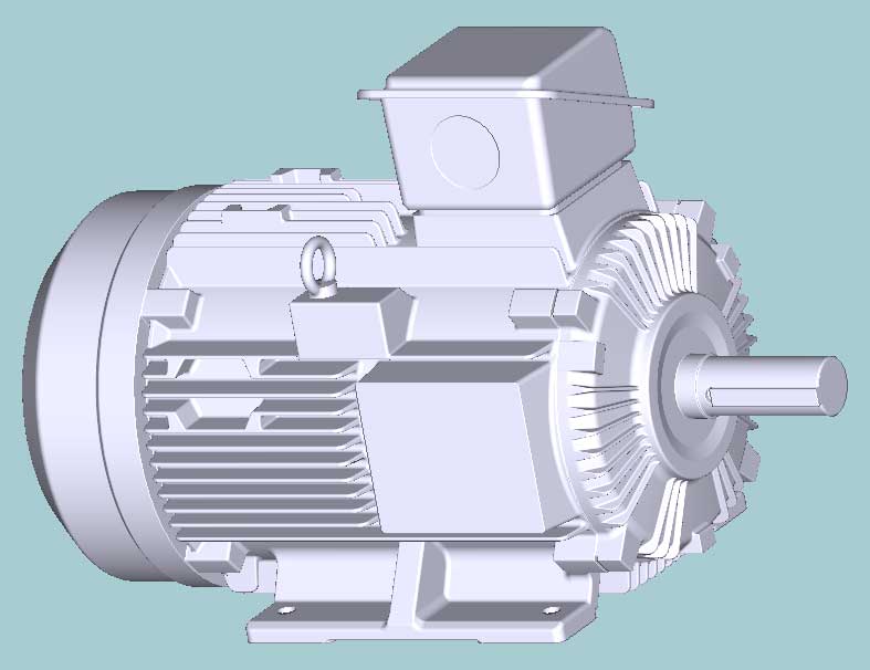 日立　三相　全閉外扇　脚取付　モータ　TFO-LKK-37kW-6P-200/400V　写真は参考例です。