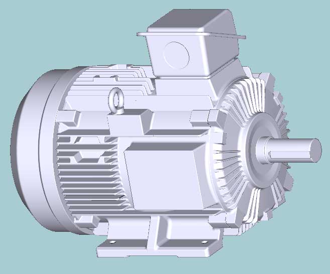 日立　三相　全閉外扇　脚取付　モータ　TFO-LKK-45kW-6P-200/400V　写真は参考例です。