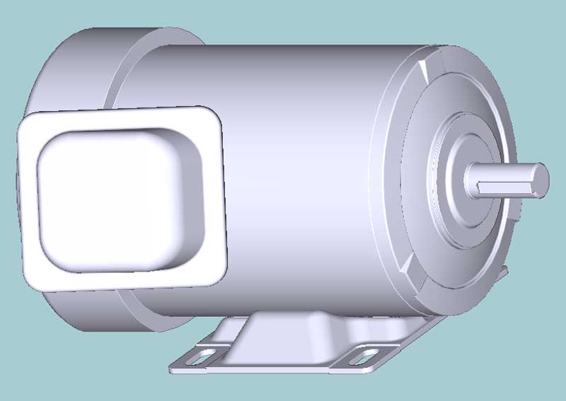 日立　三相　屋外仕様　全閉外扇　脚取付　モータ　TFOA-LK-0.75kW-4P-400V
