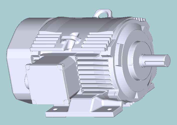 日立　三相　屋外仕様　全閉外扇　脚取付　モータ　TFOA-LK-1.5kW-6P-400V