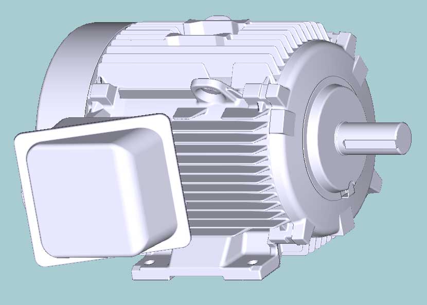 日立　三相　屋外仕様　全閉外扇　脚取付　モータ　TFOA-LKK-5.5kW-2P-400V