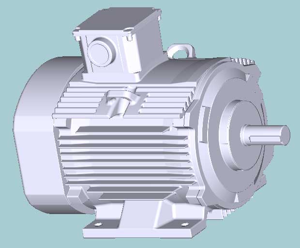 日立　三相　屋外仕様　全閉外扇　脚取付　モータ　TFOA-LK-U-3.7kW-4P-400V