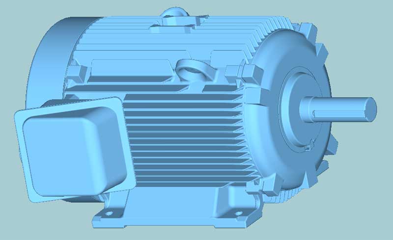 日立　三相　屋外仕様　全閉外扇　脚取付　モータ　TFOA-LKK-15kW-4P-200V