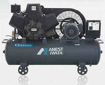 アネスト岩田コンプレッサー　オイルフリー空冷　圧力開閉器式　TFP110CF-10-M6-200 (V)-60(Hz)