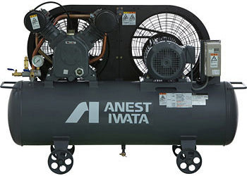 アネスト岩田コンプレッサー　オイル式空冷　圧力開閉器式　TLP15EF-10-M6-200 (V)-60(Hz)