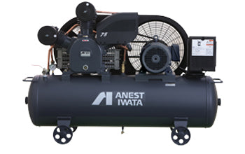 アネスト岩田コンプレッサー　給油式空冷　圧力開閉器式　TLP75EGH-10-M5-200(V)-50(Hz)