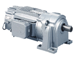 富士変速機ギヤードモータ　VX01-015B　平行軸　脚取付　ブレーキ付　三相200V級　0.1(kW)-1/15　VX-B