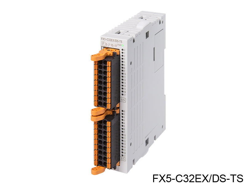 I/Oユニット　入力　スプリングクランプ端子台　FX5Uシリーズ　FX5-C32EX/DS-TS