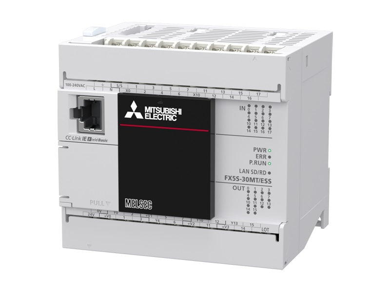 CPUユニット　AC電源・DC入力タイプ　ネジ式端子台　FX5Sシリーズ　FX5S-30MT/ESS