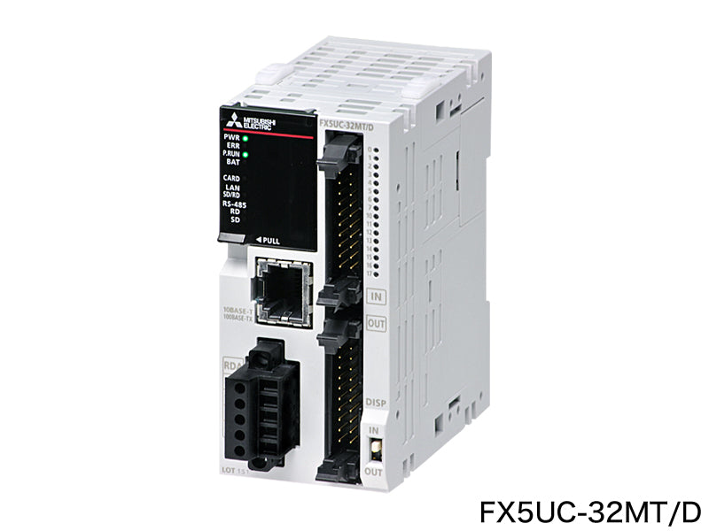 CPUユニット　DC電源・DC入力タイプ　コネクタ　FX5UCシリーズ　FX5UC-32MT/D