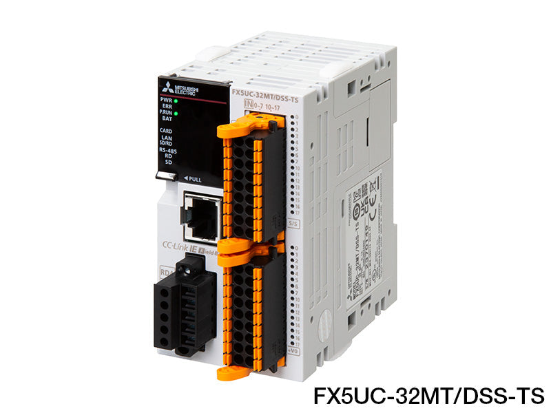 CPUユニット　DC電源・DC入力タイプ　スプリングクランプ端子台　FX5UCシリーズ　FX5UC-32MT/DSS-TS