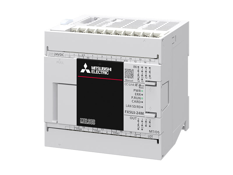 CPUユニット　DC電源・DC入力タイプ　ネジ式端子台　FX5UJシリーズ　FX5UJ-24MT/DS