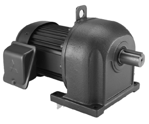 三菱電機ギヤードモータ　GM-DB 0.4kW 1/160　平行軸　脚取付　ブレーキ付　三相200V級　0.4(kW)-1/160　GM-DB