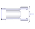 三菱電機ギヤードモータ　GM-SFSB 0.1kW 1/30　平行軸　フランジ取付　ブレーキ付　単相100V級
