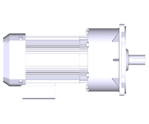三菱電機ギヤードモータ　GM-SFS 0.1kW 1/10　平行軸　フランジ取付　ブレーキなし　単相100V級