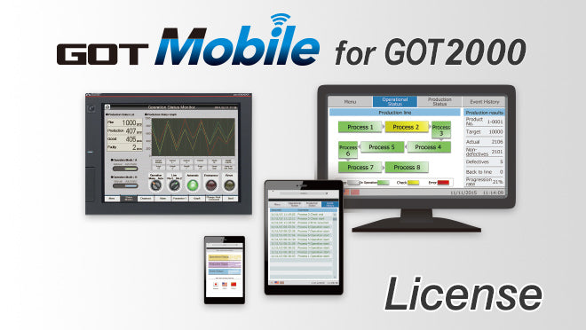 GOT2000シリーズ　ライセンス　GOT2000用GOT Mobile機能ライセンス　GT25-WEBSKEY-1