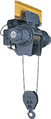 日立ホイストVシリーズ・ダブルレール形・電動トロリ付き　定格荷重3000 (kg)　標準揚程6 (m)  　3D-T55