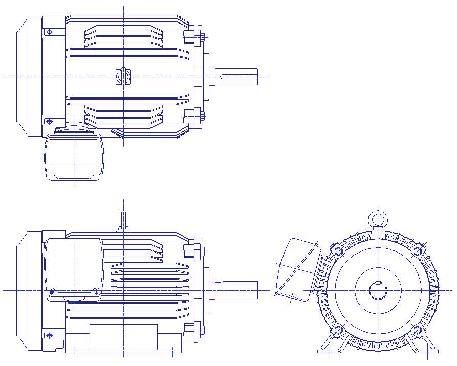 三菱　三相　全閉外扇　脚取付　モータ　SF-PR-11kW-6P-200V　　