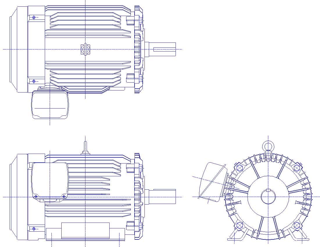 三菱　三相　全閉外扇　脚取付　モータ　SF-PR-30kW-4P-200V　　