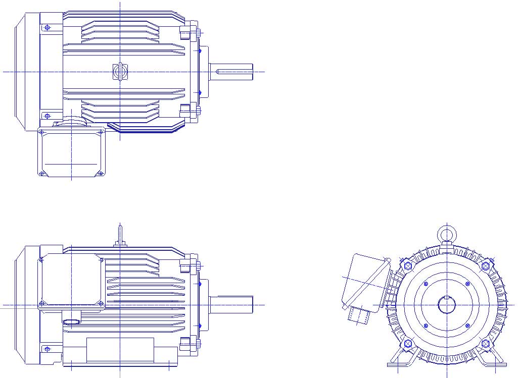 三菱　三相　全閉外扇　脚取付　モータ　SF-PRO-15kW-4P-400V　　