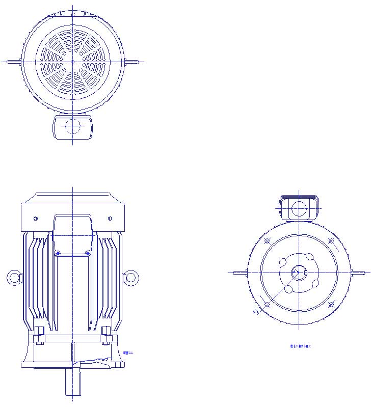 三菱　三相　全閉外扇　フランジ取付　モータ　SF-PRV-30kW-2P-400V　　