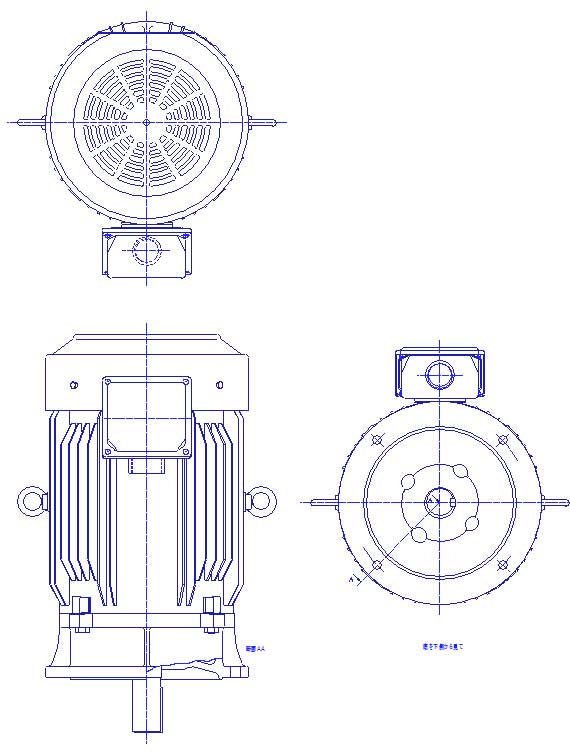 三菱　三相　全閉外扇　フランジ取付　モータ　SF-PRVO-30kW-2P-200V　　